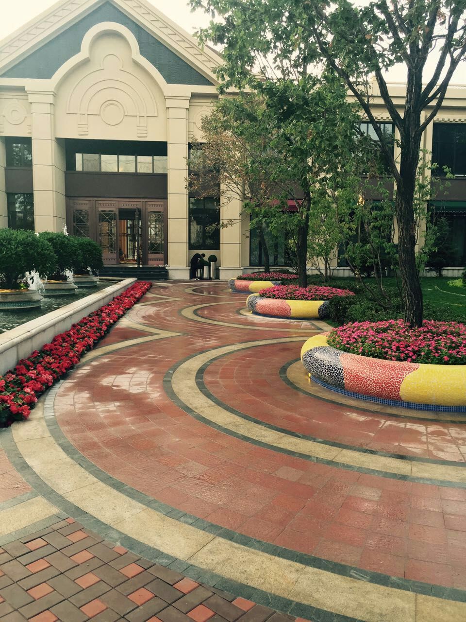 哈尔滨万达乐园花坛