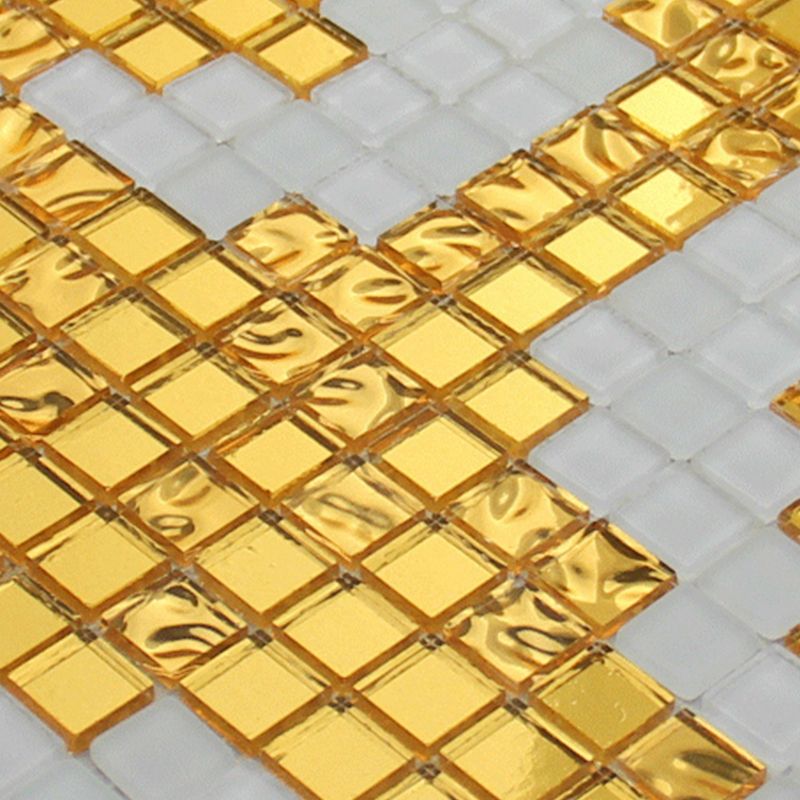 金色凤尾图细节部份