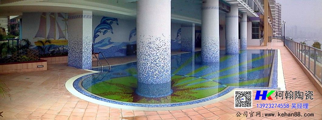 陶瓷泳池拼图